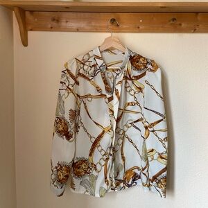 Vintage equestrian blouse!